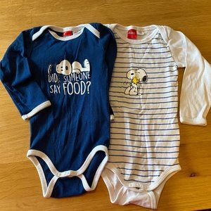 Snoopy Bodysuits 💚2 for 20💚